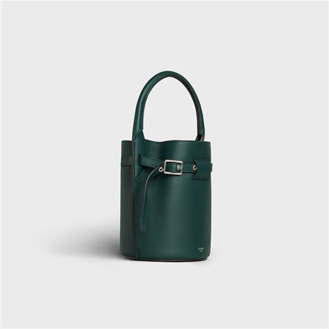 Sac seau Big Bag en veau grainé 